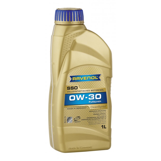 Моторное масло RAVENOL SSO 0W30 1л 100000415311