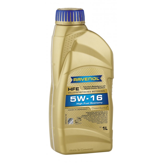 Моторное масло RAVENOL HFE 5W16 1л 100000415312