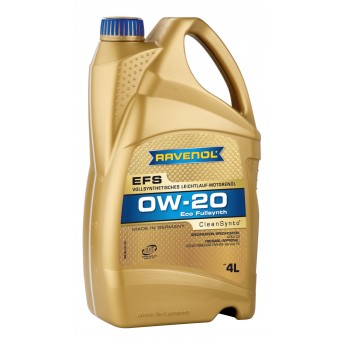 Моторное масло RAVENOL EFS 0W20 4л