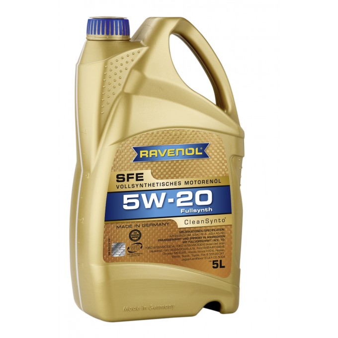 Моторное масло RAVENOL SFE NeW 5W20 5л 100000415337