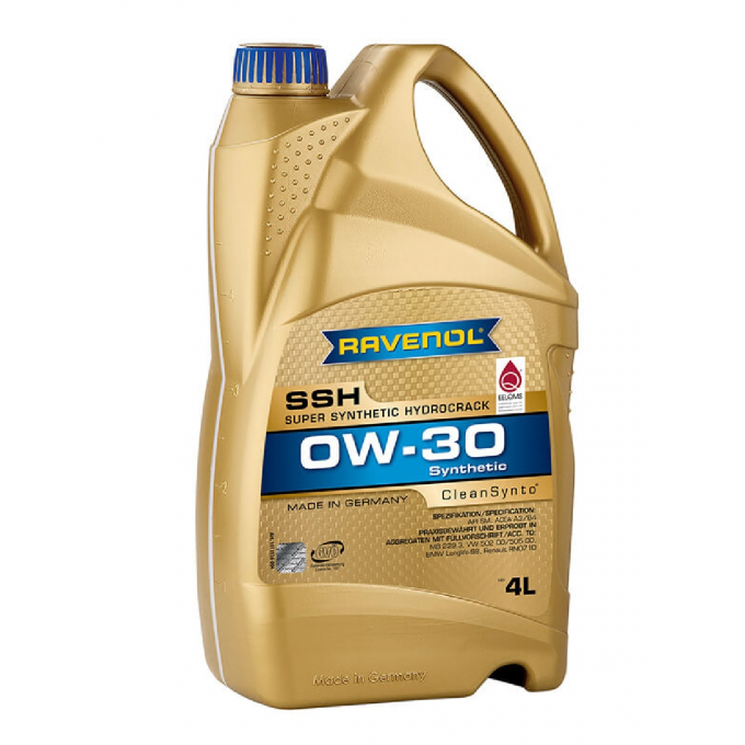 Моторное масло RAVENOL SSH 0W30 4л 100000415355