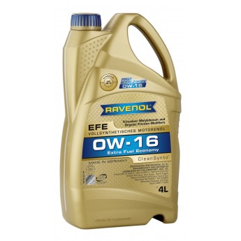 Моторное масло RAVENOL EFE 0W16 4л