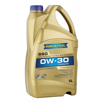 Моторное масло RAVENOL SSO NeW 0W30 5л