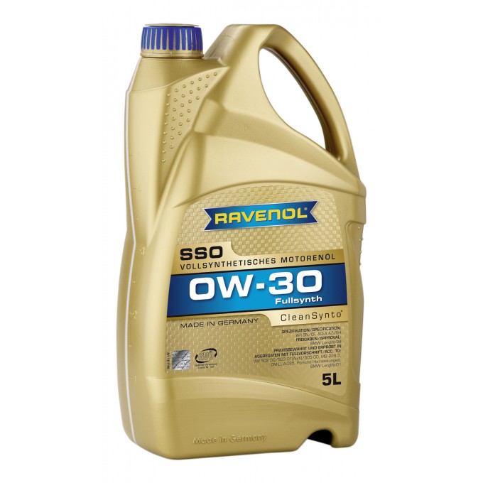 Моторное масло RAVENOL SSO NeW 0W30 5л 100000415385