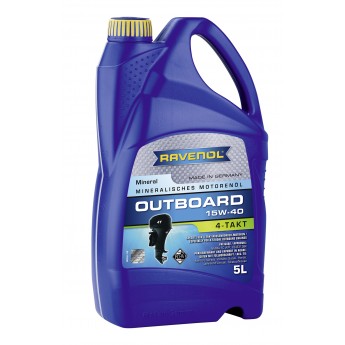 Моторное масло RAVENOL Outboardoil 4T NeW 15W40 5л