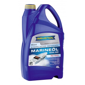 Моторное масло RAVENOL Marineoil Petrol Mineral 15W40 4л