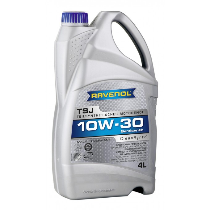 Моторное масло RAVENOL TSJ 10W30 4л 100000415398