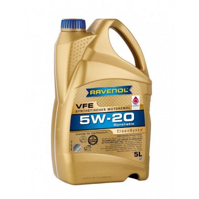 Моторное масло RAVENOL VFE 5W20 5л 100000415405