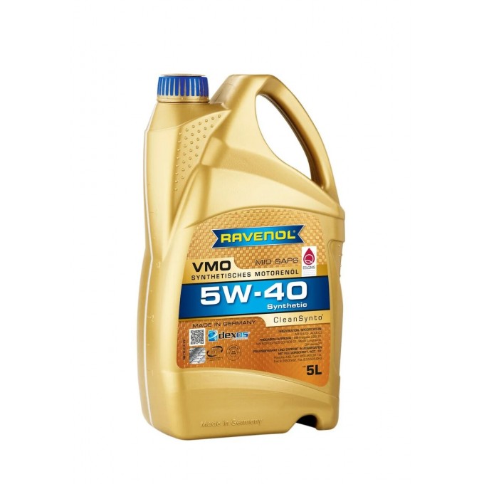 Моторное масло RAVENOL VMO 5W40 5л 100000415411