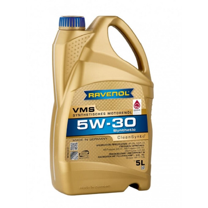 Моторное масло RAVENOL VMS 5W30 5л 100000415421