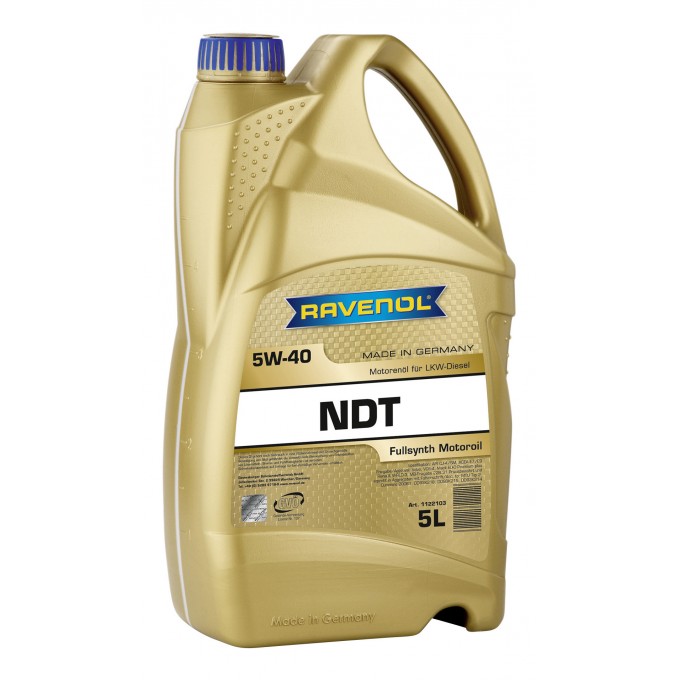 Моторное масло RAVENOL NDT 5W40 5л 100000415448