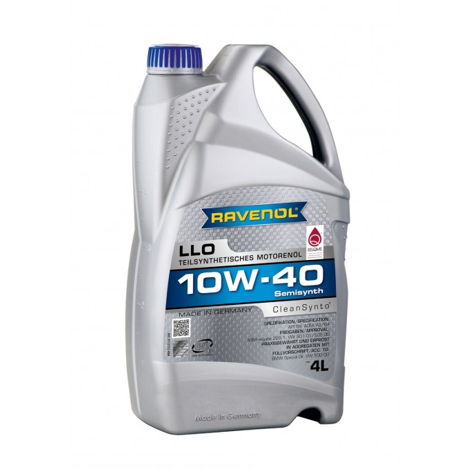 Моторное масло RAVENOL LLO NeW 10W40 4л 100000415449