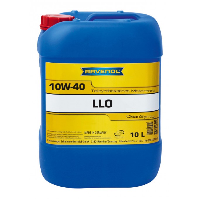 Моторное масло RAVENOL LLO 10W40 10л 100000415464