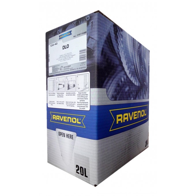 Моторное масло RAVENOL DLO Ecobox 10W40 20л 100000415571