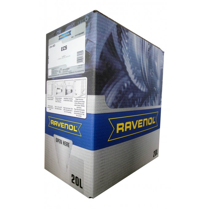 Моторное масло RAVENOL ECS Ecobox 0W20 20л 100000415576