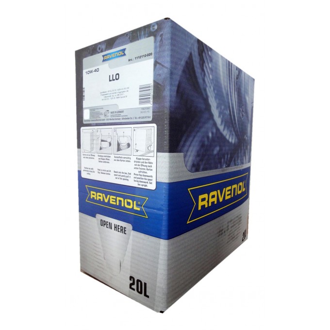 Моторное масло RAVENOL LLO Ecobox 10W40 20л 100000415584