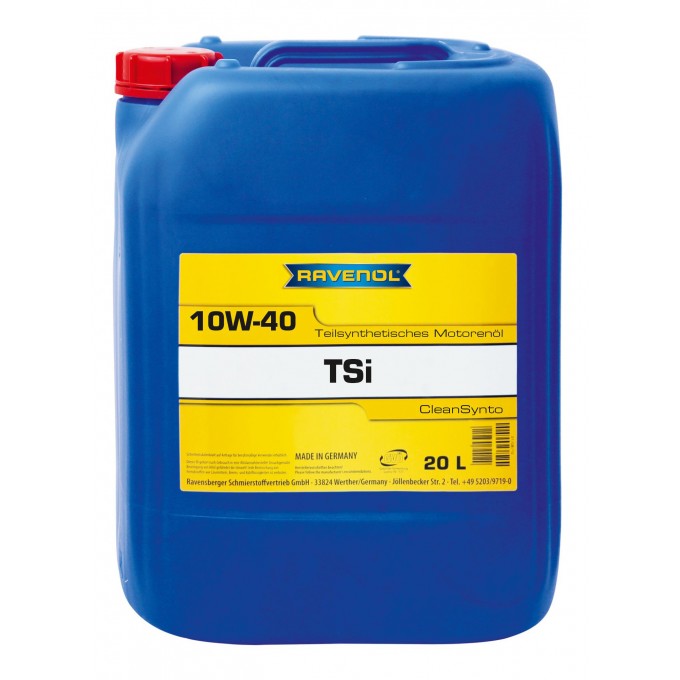 Моторное масло RAVENOL TSI NeW 10W40 20л 100000415588