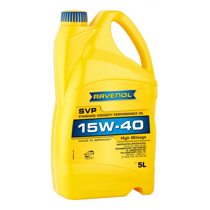 Моторное масло RAVENOL SVP 15W40 5л 100001149483