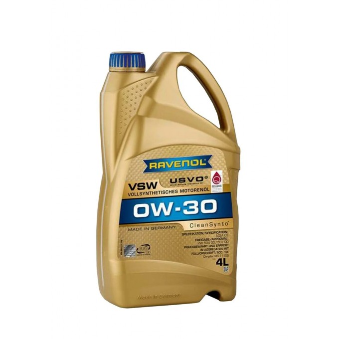 Моторное масло RAVENOL VSW NeW 0W30 4л 100001149507