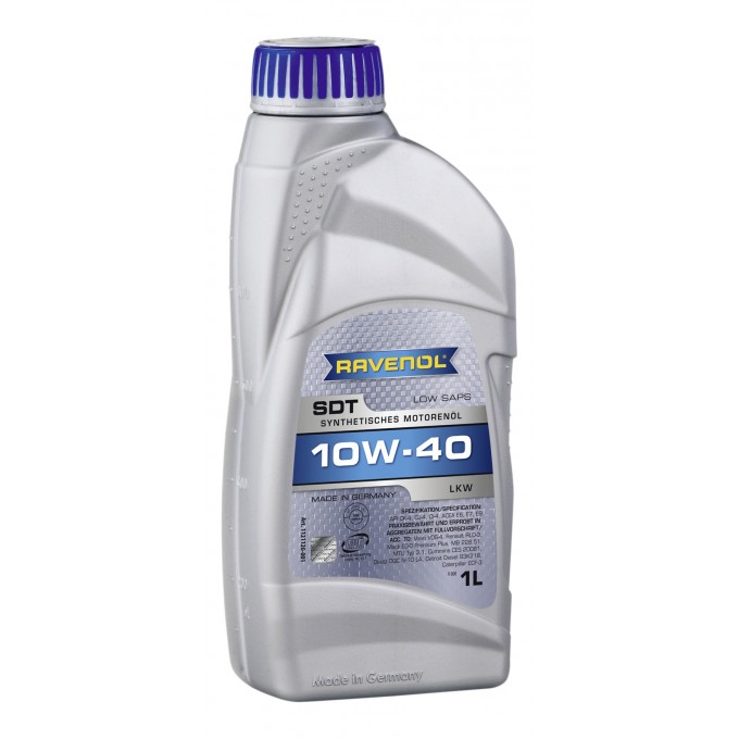 Моторное масло RAVENOL SDT 10W40 1л 100001149531