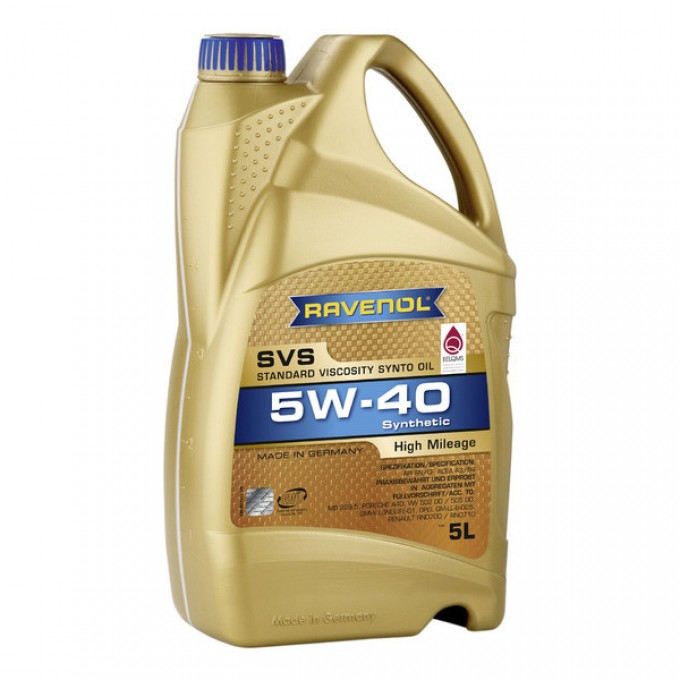 Моторное масло RAVENOL SVS 5W40 5л 100001149539