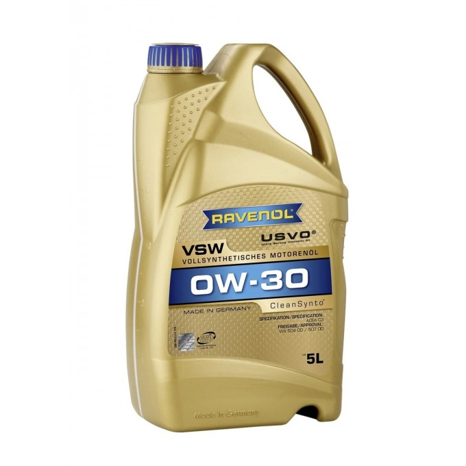 Моторное масло RAVENOL VSW 0W30 5л 100001149560