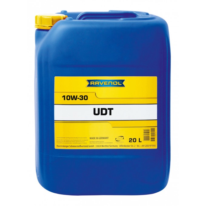 Моторное масло RAVENOL UDT 10W30 20л 100001149575