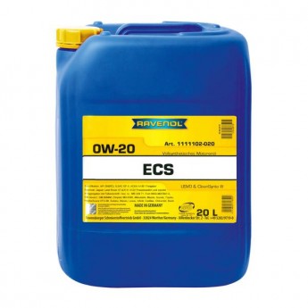 Моторное масло RAVENOL ECS NeW 0W20 20л