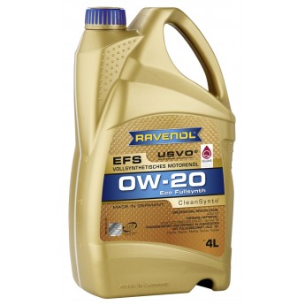 Моторное масло RAVENOL синтетическое Efs 0W20 4л