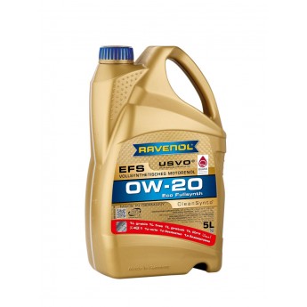 Моторное масло RAVENOL EFS 0W-20 (4+1 л)