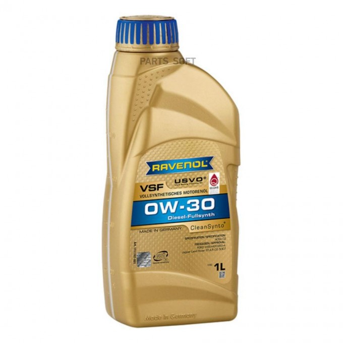 Моторное масло RAVENOL синтетическое VSF 0W30 1л 1111107001