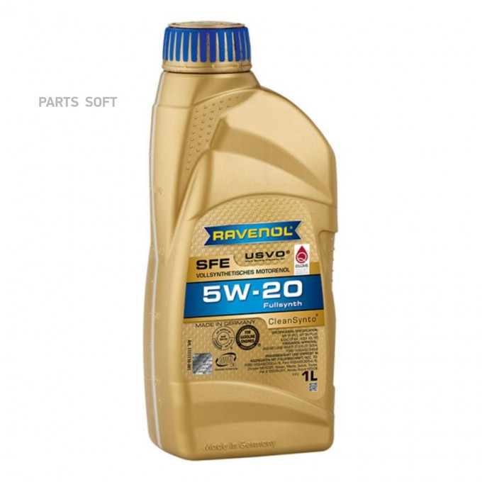 Моторное масло RAVENOL синтетическое SFE 5W20 1л 1111110001