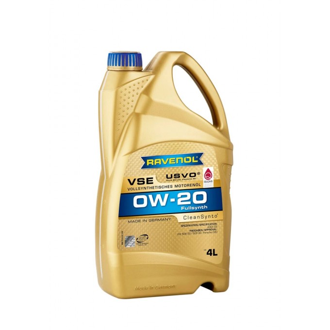 Моторное масло RAVENOL VSE 0W20 4л 111111200401999