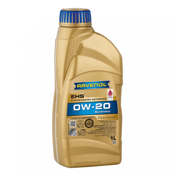 Моторное масло RAVENOL EHS SAE 0W20 1л 111111300101999