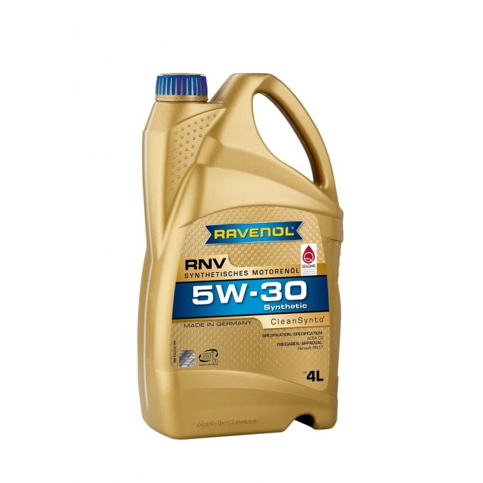 Моторное масло RAVENOL RNV 5W30 4л 111111400401999