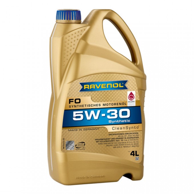 Моторное масло RAVENOL FO SAE 5W30 new 4л 111111500401999