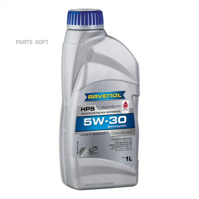 Моторное масло RAVENOL полусинтетическое hps 5w30 1л 1111117001