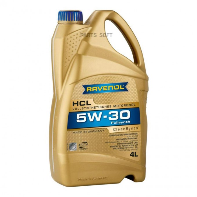 Моторное масло RAVENOL HCL SAE 5W30 4л 111111800401999