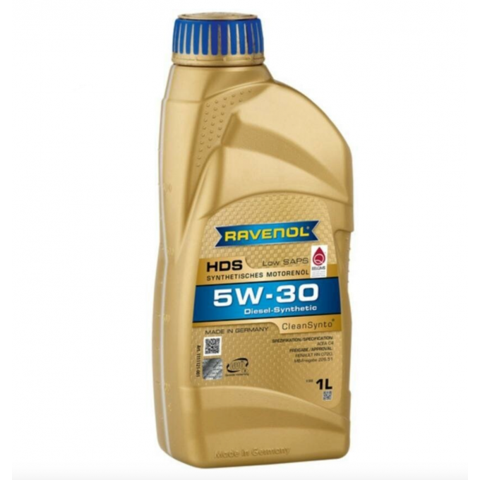 Моторное масло RAVENOL HDS 5W30 1л 1111121001