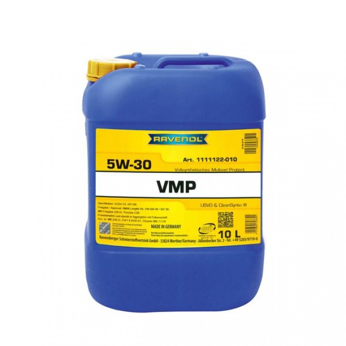 Моторное масло RAVENOL VMP 5W30 10л 111112201001999