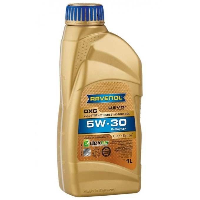 Моторное масло RAVENOL синтетическое Dxg 5w30 1л 1111124001