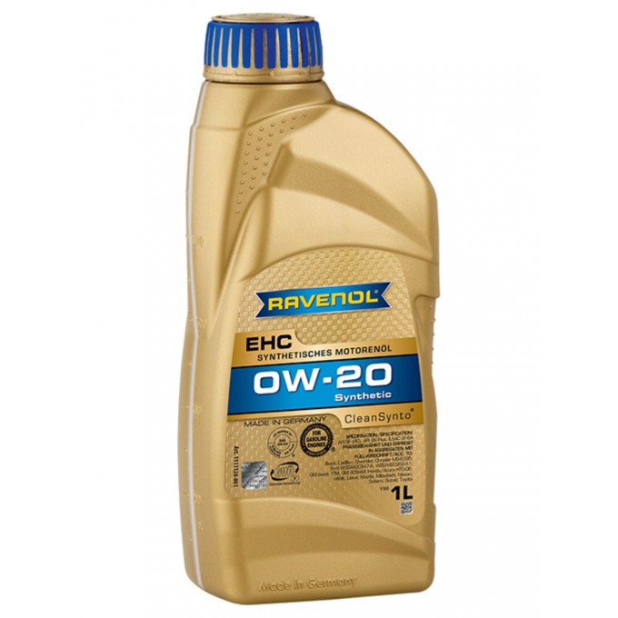 Моторное масло RAVENOL EHC 0W20 1л 1111128-001-01-999