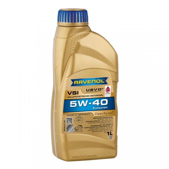 Моторное масло RAVENOL VSI SAE 5W40 new 1л 111113000101999