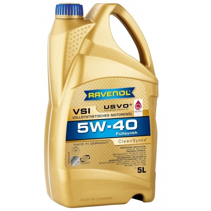 Моторное масло RAVENOL Vsi 5w40 5л 1111130005