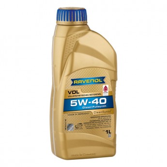 Моторное масло RAVENOL синтетическое VDL 5W40 1л