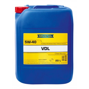 Моторное масло RAVENOL VDL NeW 5W40 20л