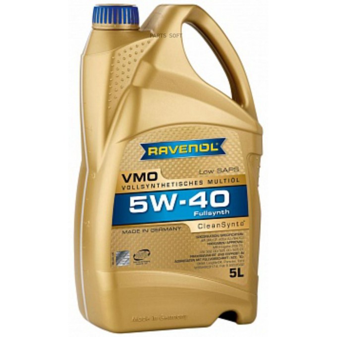 Моторное масло RAVENOL VMO SAE 5W-40 (5л) new 111113300501999