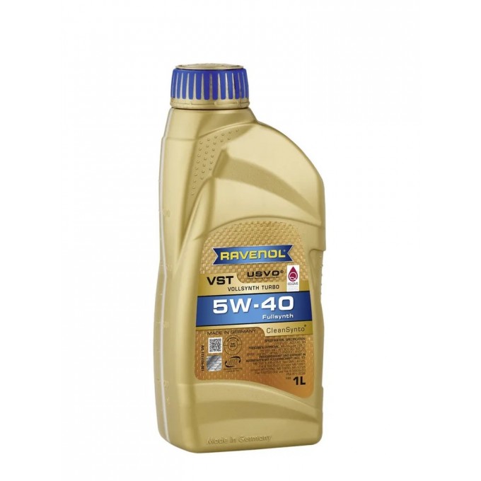 Моторное масло RAVENOL синтетическое 5w40 vst 1л 1111136001