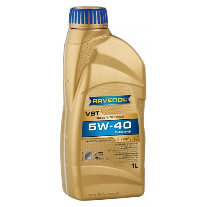 Моторное масло RAVENOL VST 5W40 1л 111113600101998