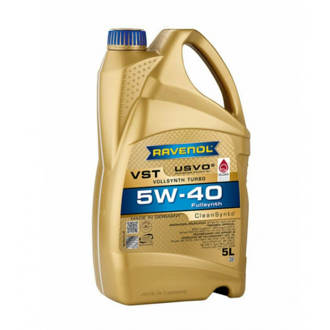 Моторное масло RAVENOL VST SAE 5W40 new 5л 111113600501999